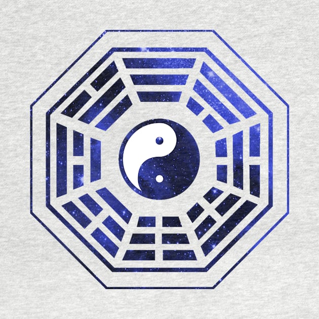 Yin Yang Bagua space blue by Rebellion10